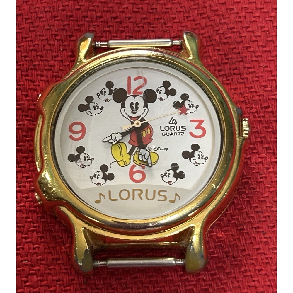 Vintage Lorus Walt Disney Musical Mickey Mouse Quartz Unisex Watch RWC002